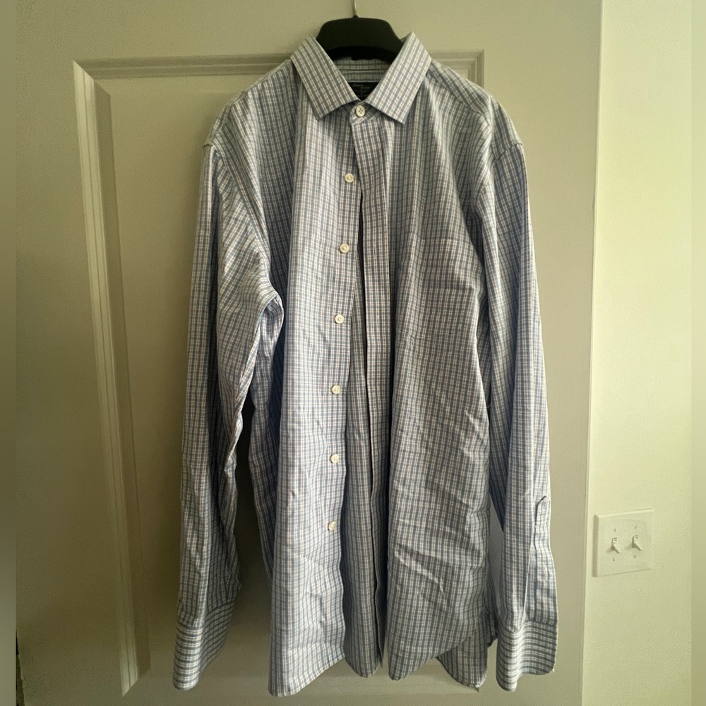 Thompson Shirting by JCrew Button Down, Large